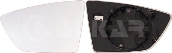 Alkar 6432807 - Mirror Glass, outside mirror autospares.lv