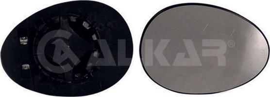 Alkar 6472937 - Mirror Glass, outside mirror autospares.lv