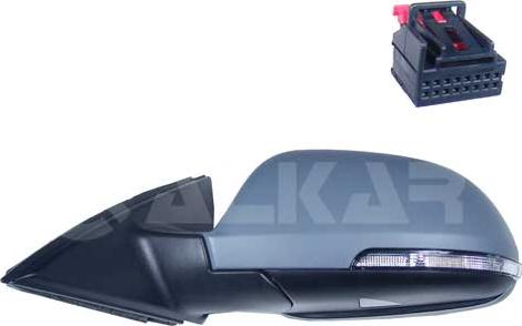 Alkar 6130577 - Outside Mirror autospares.lv