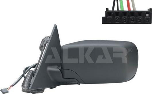 Alkar 6171849 - Outside Mirror autospares.lv