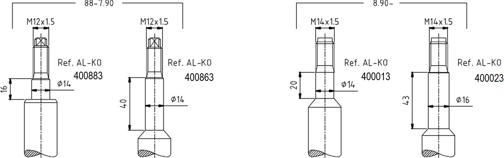 AL-KO 400023 - Shock Absorber autospares.lv