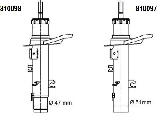 AL-KO 810097 - Shock Absorber autospares.lv