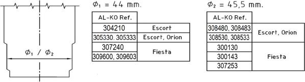 AL-KO 305333 - Shock Absorber autospares.lv