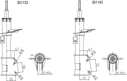 AL-KO 301133 - Shock Absorber autospares.lv