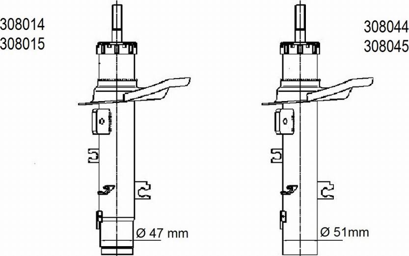 AL-KO 308044 - Shock Absorber autospares.lv