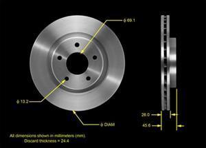 Allmakes 5105514B - Brake Disc autospares.lv