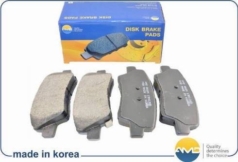 AMD AMD.BF321 - Brake Pad Set, disc brake autospares.lv