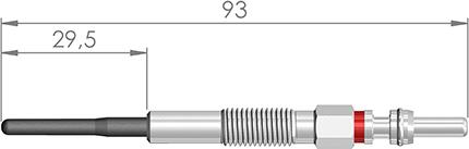 A-N PARTS 094 003 - Glow Plug autospares.lv