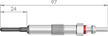 A-N PARTS 096 032 - Glow Plug autospares.lv