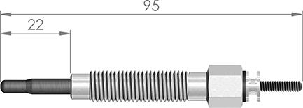 A-N PARTS 056 233 - Glow Plug autospares.lv