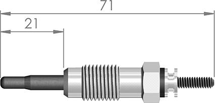 A-N PARTS 066 146 - Glow Plug autospares.lv