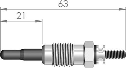 A-N PARTS 060 237 - Glow Plug autospares.lv