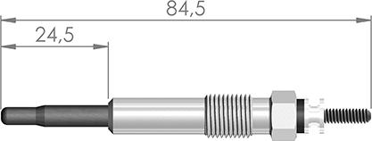 A-N PARTS 084 238 - Glow Plug autospares.lv