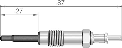 A-N PARTS 086 250 - Glow Plug autospares.lv