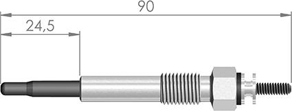 A-N PARTS 088 122 - Glow Plug autospares.lv