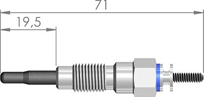 A-N PARTS 070 101 - Glow Plug autospares.lv