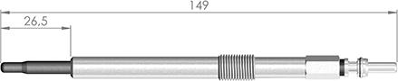 A-N PARTS 149 284 - Glow Plug autospares.lv