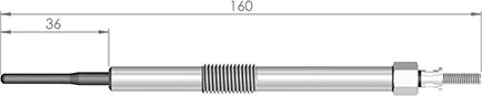 A-N PARTS 160 480 - Glow Plug autospares.lv