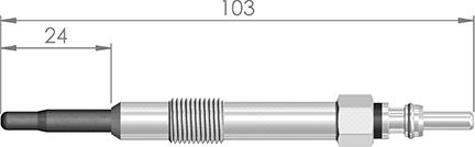 A-N PARTS 103 436 - Glow Plug autospares.lv