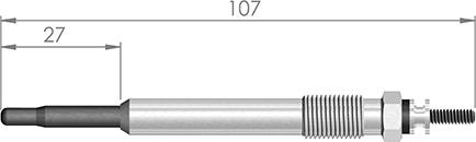 A-N PARTS 107 344 - Glow Plug autospares.lv