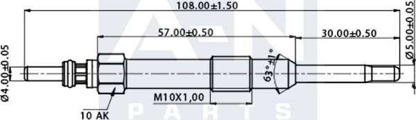 A-N PARTS A-N108639 - Glow Plug autospares.lv