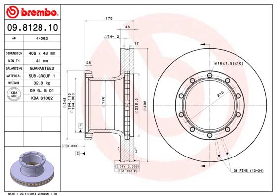 AP 44052 - Brake Disc autospares.lv