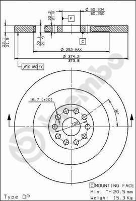 AP 44001 - Brake Disc autospares.lv