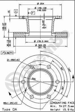 AP 44011 - Brake Disc autospares.lv