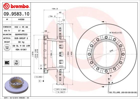 AP 44089 - Brake Disc autospares.lv