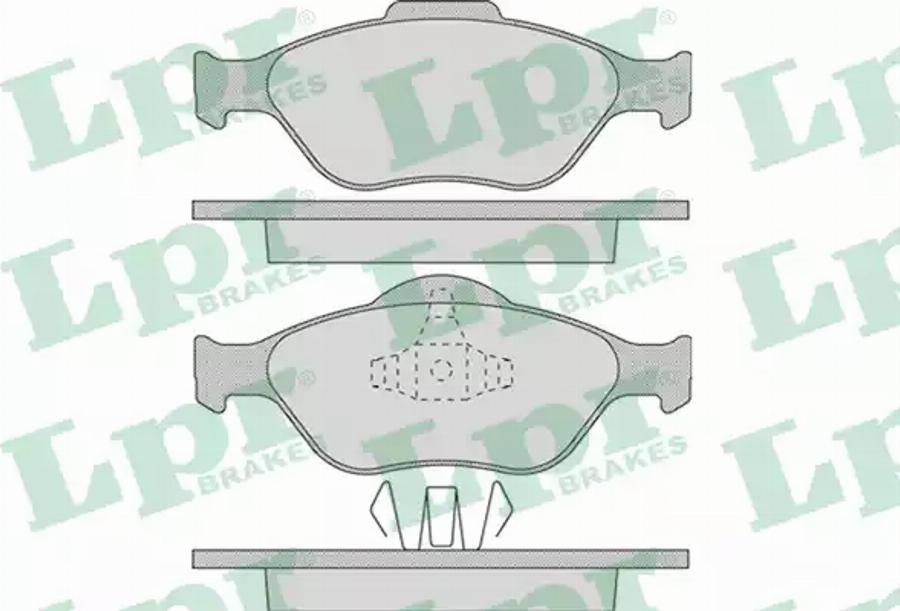 AP 05P949 - Brake Pad Set, disc brake autospares.lv