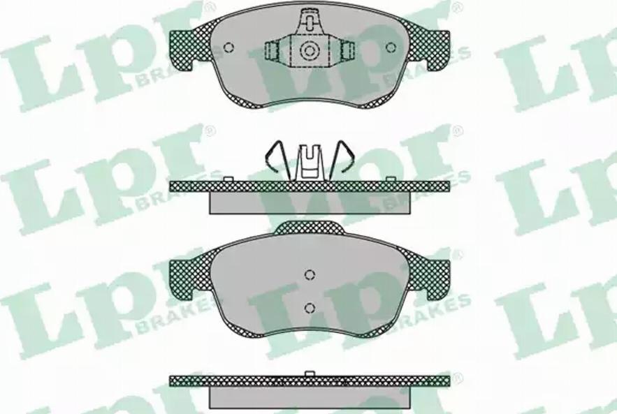 AP 05P1493 - Brake Pad Set, disc brake autospares.lv