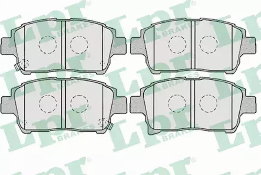 AP 05P1003 - Brake Pad Set, disc brake autospares.lv