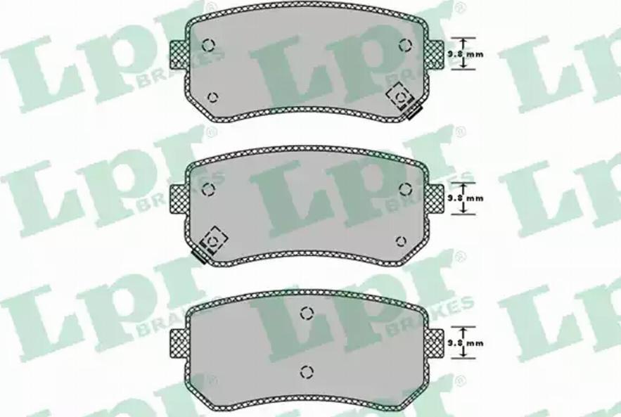 AP 05P1344 - Brake Pad Set, disc brake autospares.lv