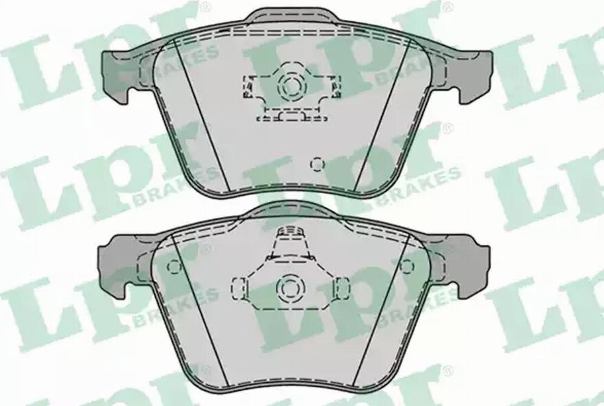 AP 05P1237 - Brake Pad Set, disc brake autospares.lv