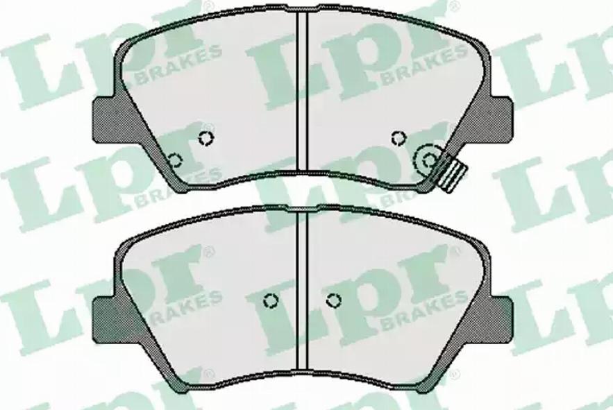 AP 05P1744 - Brake Pad Set, disc brake autospares.lv