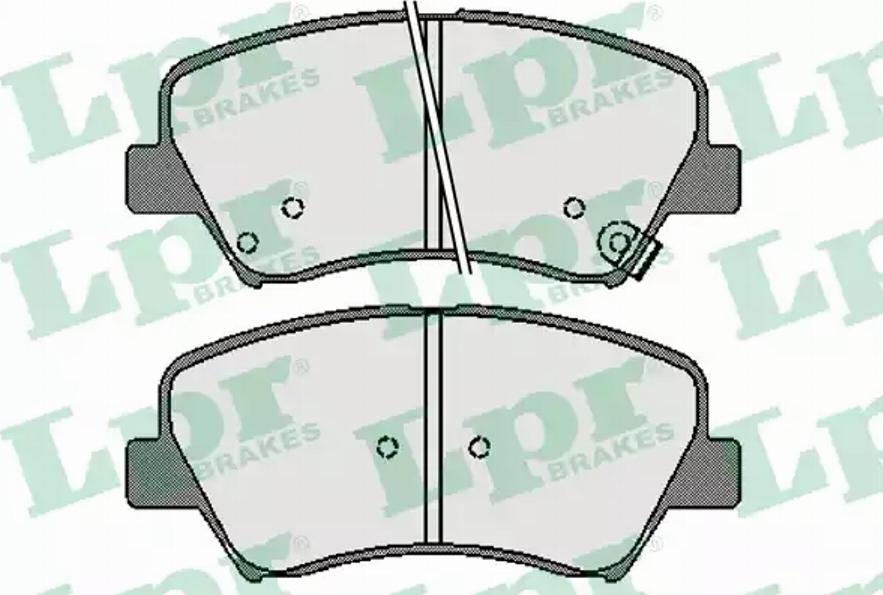 AP 05P1753 - Brake Pad Set, disc brake autospares.lv