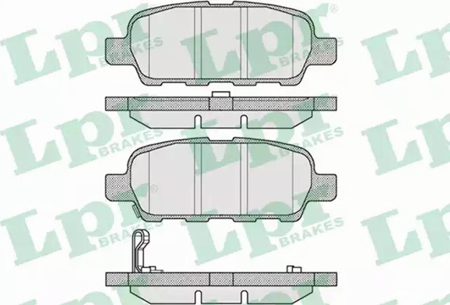 AP 05P857 - Brake Pad Set, disc brake autospares.lv