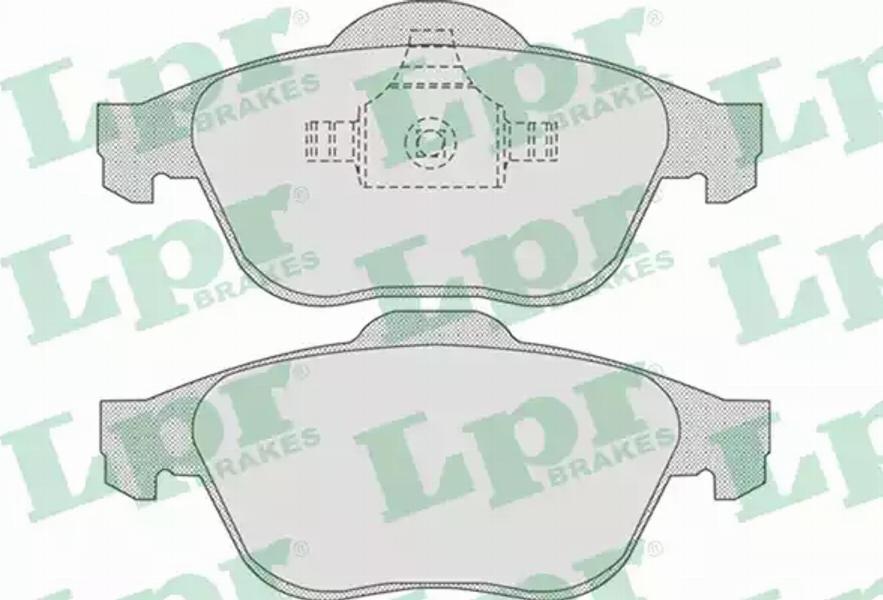 AP 05P864 - Brake Pad Set, disc brake autospares.lv