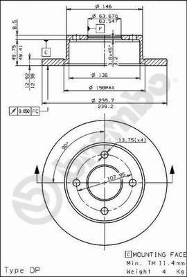 AP 19131 - Brake Disc autospares.lv