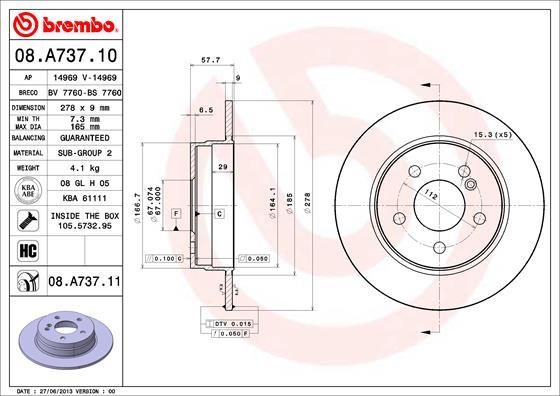 AP 14969 - Brake Disc autospares.lv