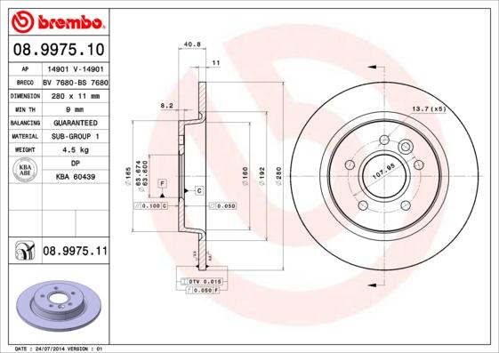 AP 14901 - Brake Disc autospares.lv