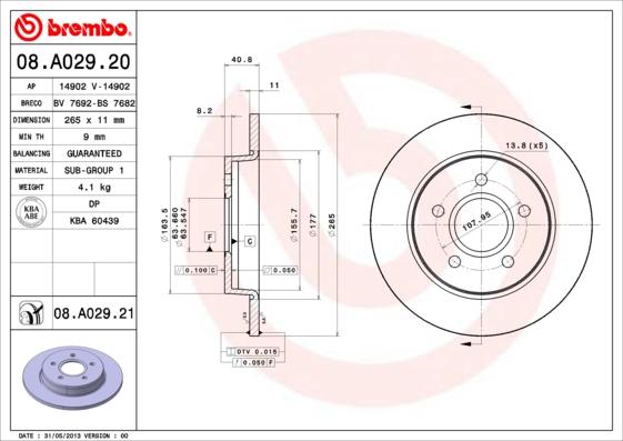 AP 14902 - Brake Disc autospares.lv