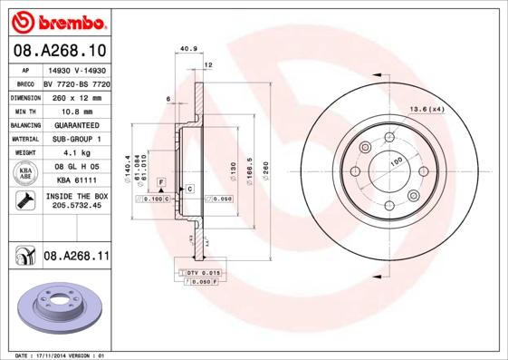 AP 14930 - Brake Disc autospares.lv