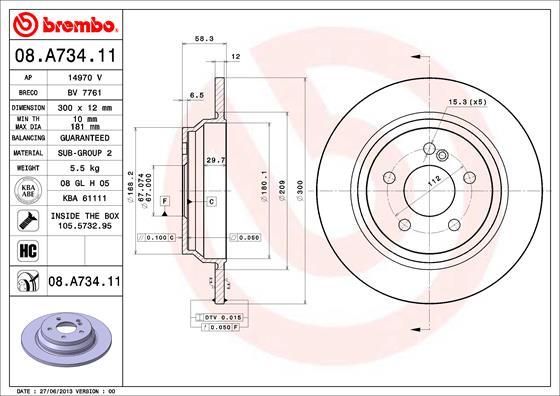 AP 14970 V - Brake Disc autospares.lv