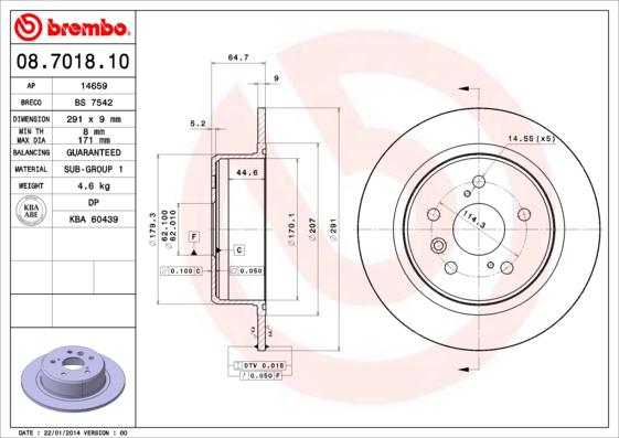 Villar 628.2359 - Brake Disc autospares.lv