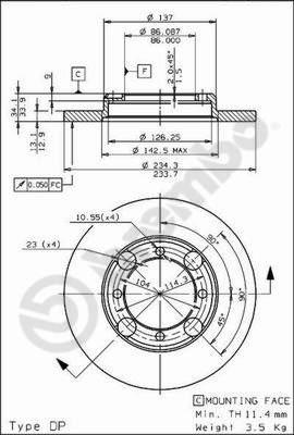 AP 14685 - Brake Disc autospares.lv