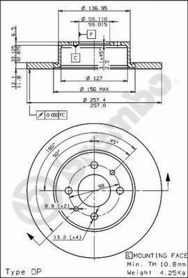 AP 14080 - Brake Disc autospares.lv