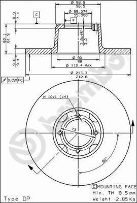 AP 14106 - Brake Disc autospares.lv