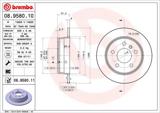 AP 14855 - Brake Disc autospares.lv