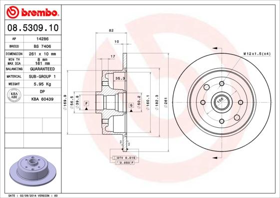 AP 14286 - Brake Disc autospares.lv